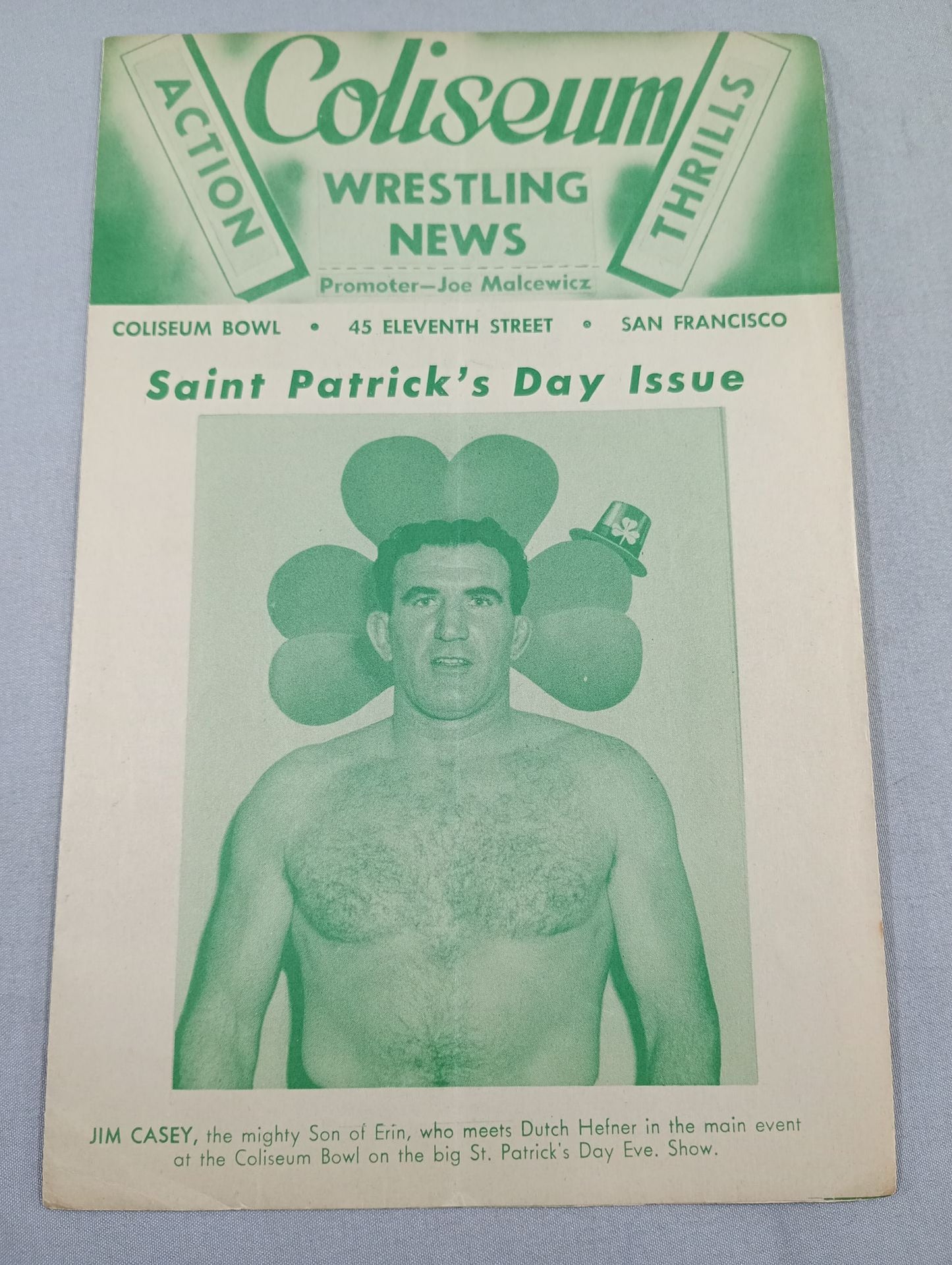 Coliseum WRESTLING NEWS(1948.3.16)