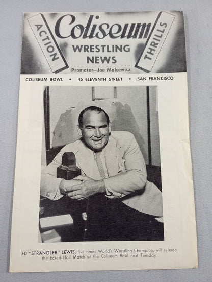 Coliseum WRESTLING NEWS(1948.3.9)