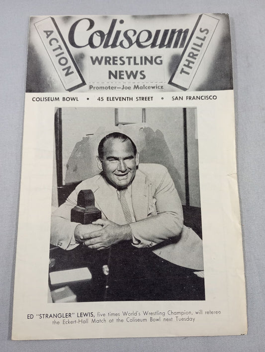 Coliseum WRESTLING NEWS(1948.3.9)