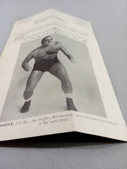 Coliseum WRESTLING NEWS(1948.3.9)