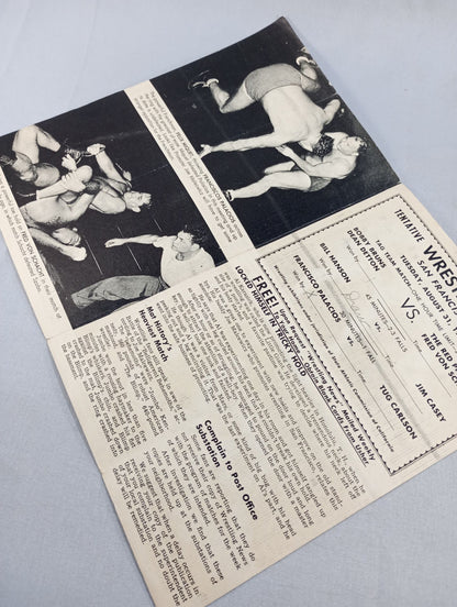 Coliseum WRESTLING NEWS(1948.8.31)
