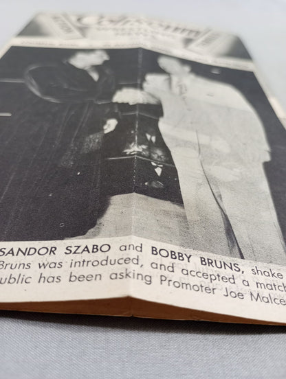 Coliseum WRESTLING NEWS(1948.8.31)