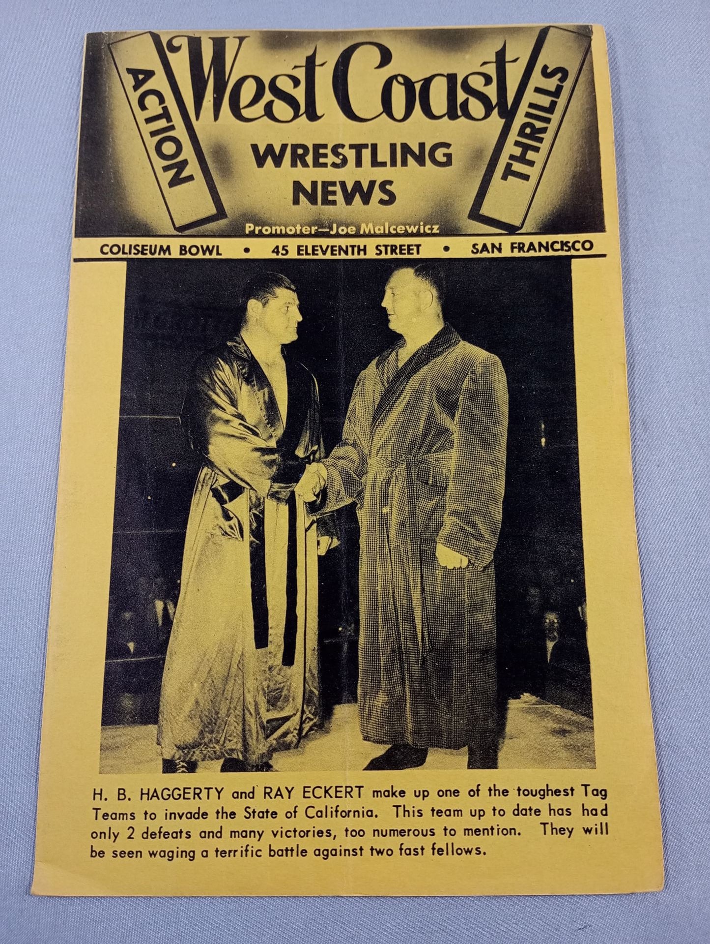 West Coast WRESTLING NEWS(1950.4.4)