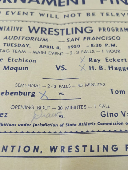 West Coast WRESTLING NEWS(1950.4.4)