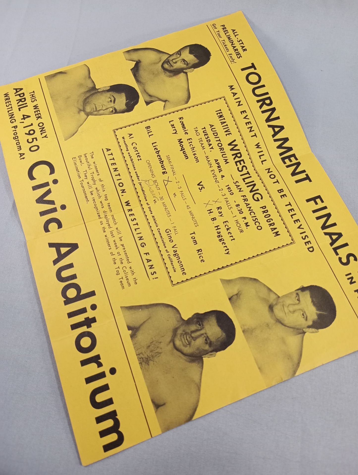 West Coast WRESTLING NEWS(1950.4.4)