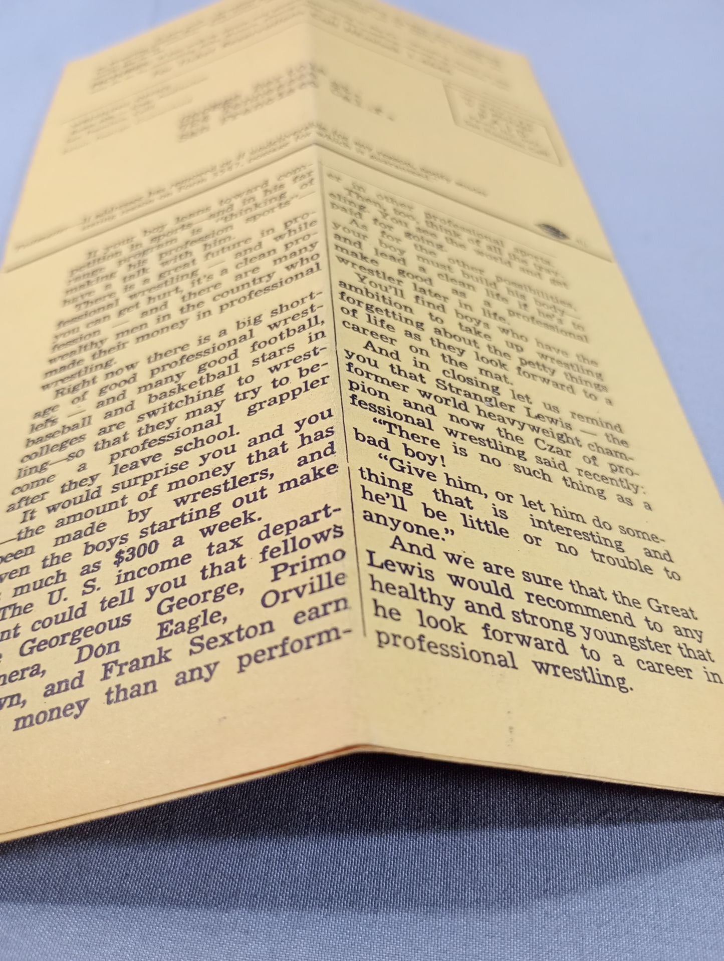 West Coast WRESTLING NEWS(1950.4.4)