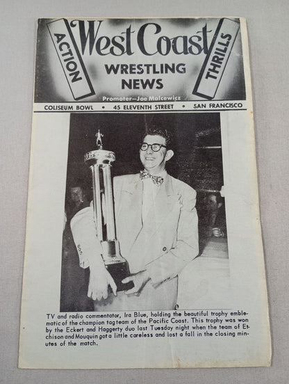 West Coast Wrestling  News (April 11, 1950)