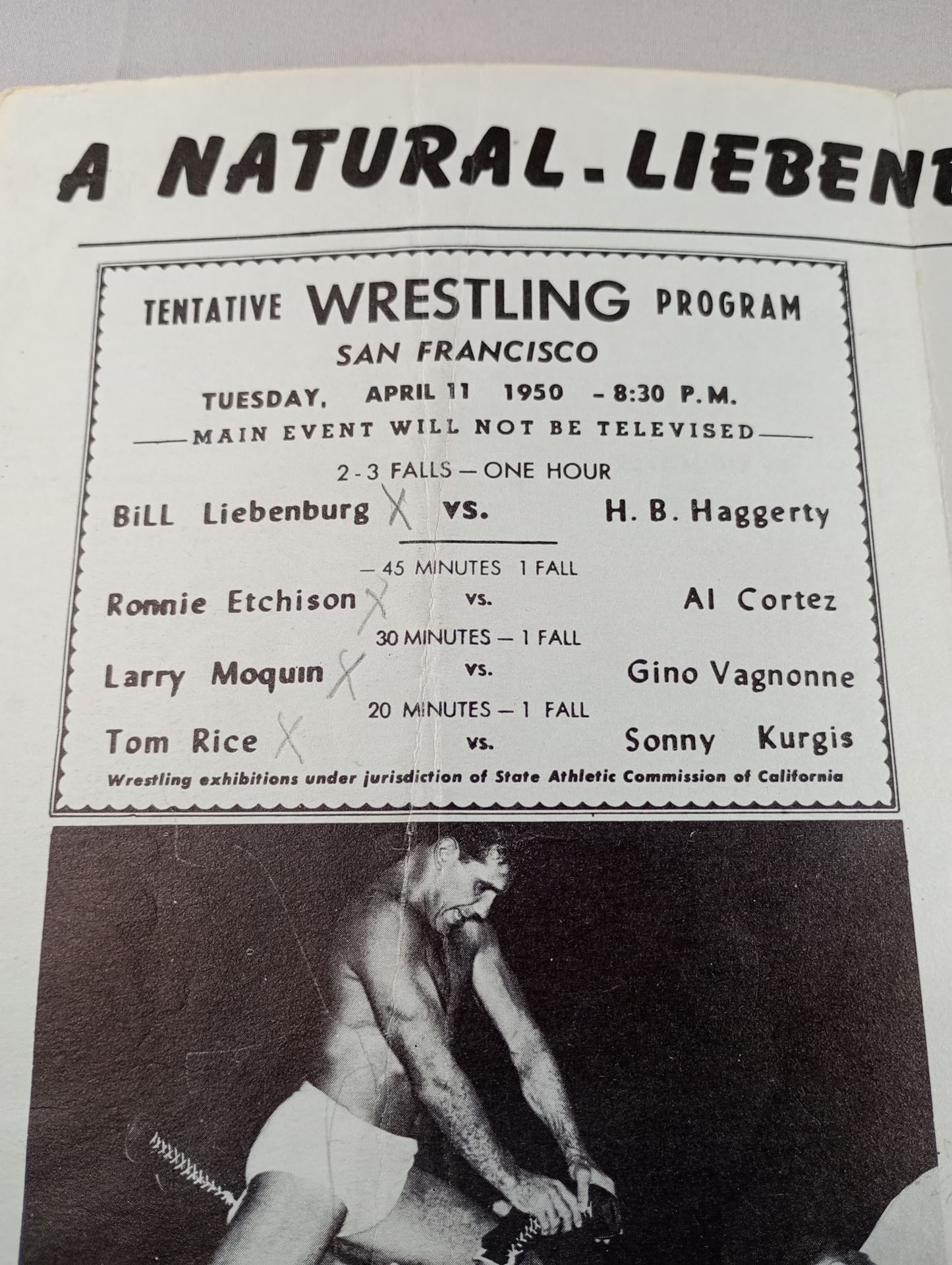 West Coast Wrestling  News (April 11, 1950)