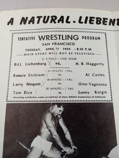 West Coast Wrestling  News (April 11, 1950)