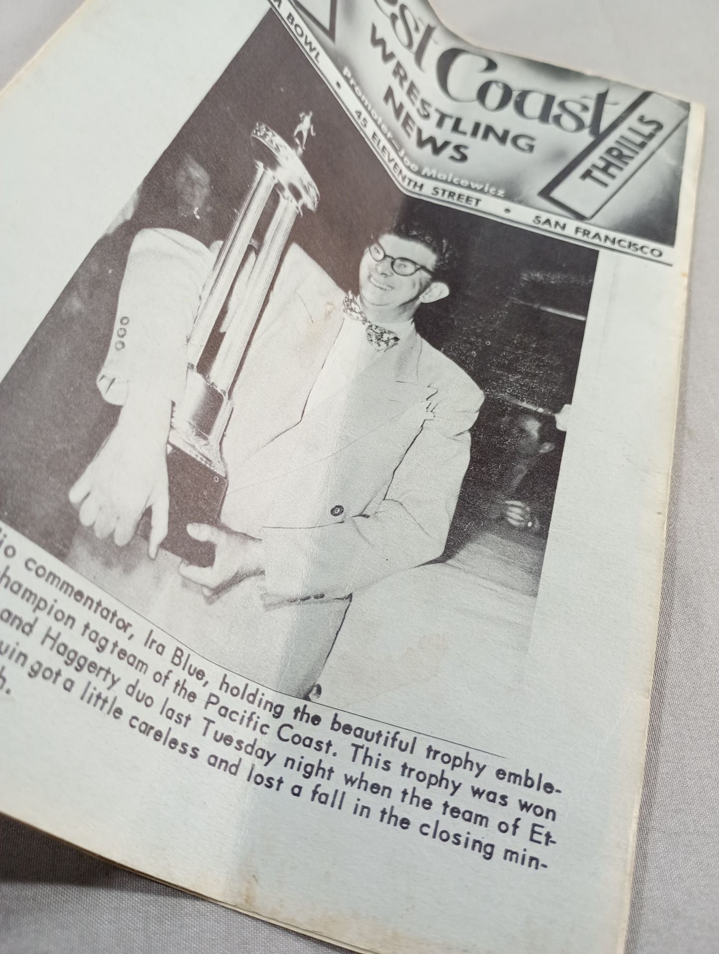 West Coast Wrestling  News (April 11, 1950)