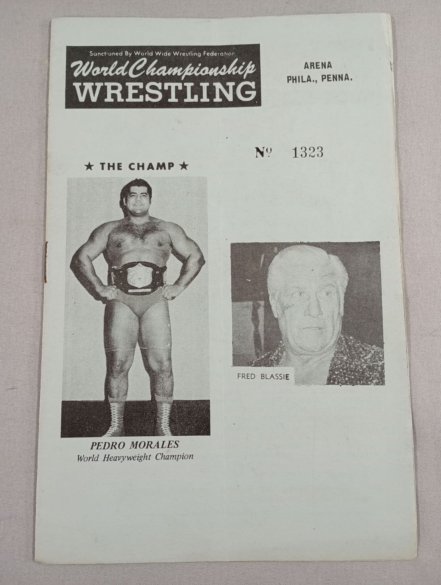 ★ペドロ・モラレスvsフレッド・ブラス WWWF戦★ WWWF Wold Championship WRESTLING N