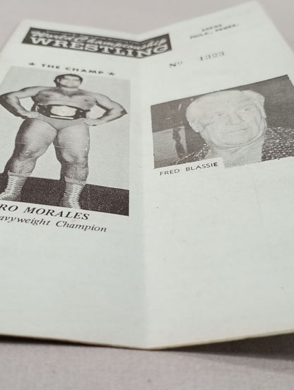 ★ペドロ・モラレスvsフレッド・ブラス WWWF戦★ WWWF Wold Championship WRESTLING N