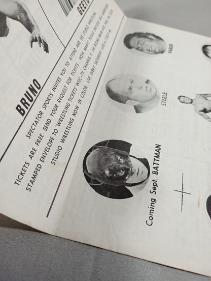 SOUVENIR WRESTLING PROGRAM No.1541