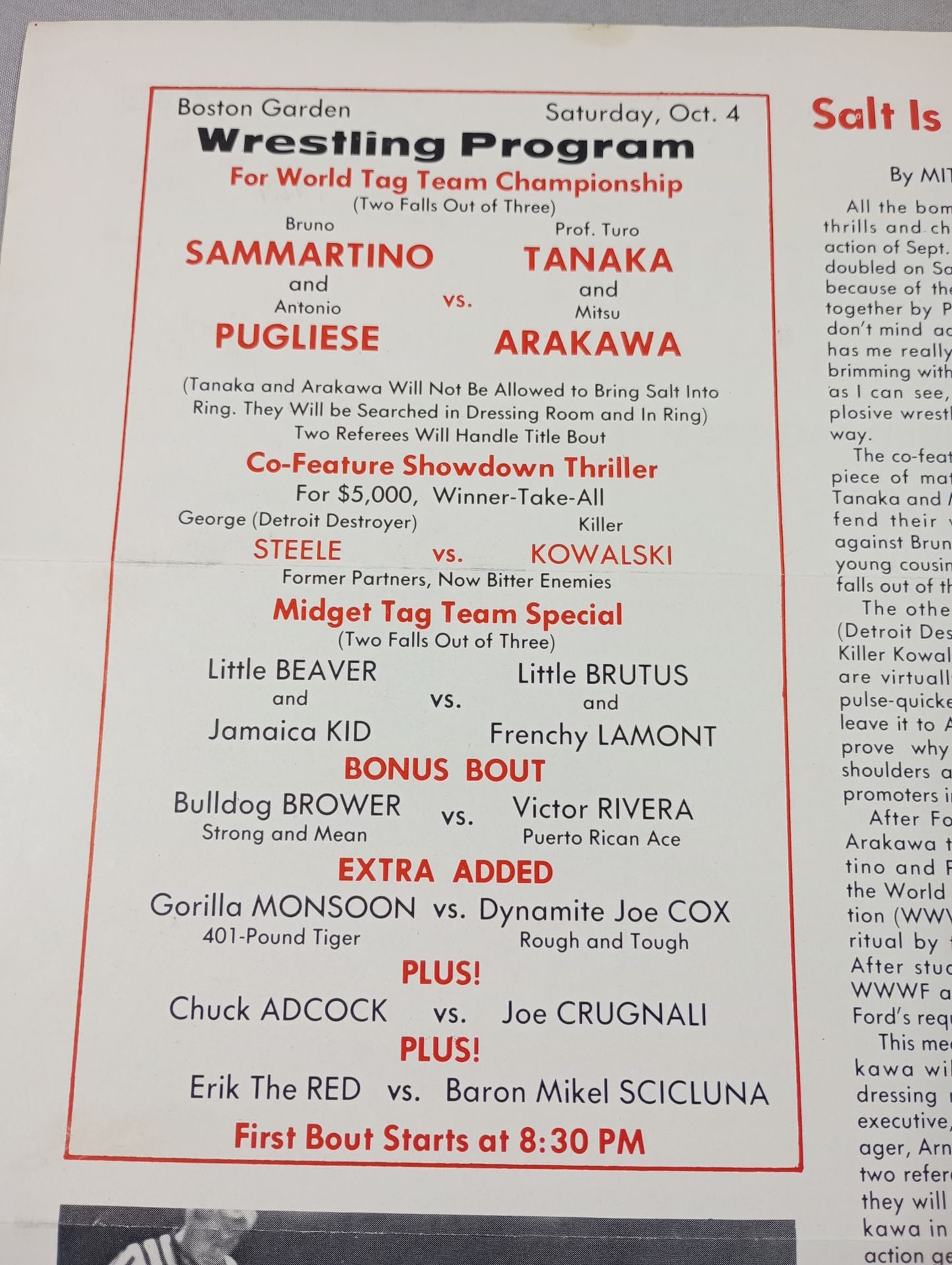 WWWF Wold Championship WRESTLING(1969.10.4)