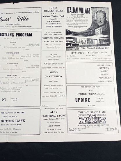 ★テーズvsシュミット NWA戦★ THE RING POST(1953.5.4)