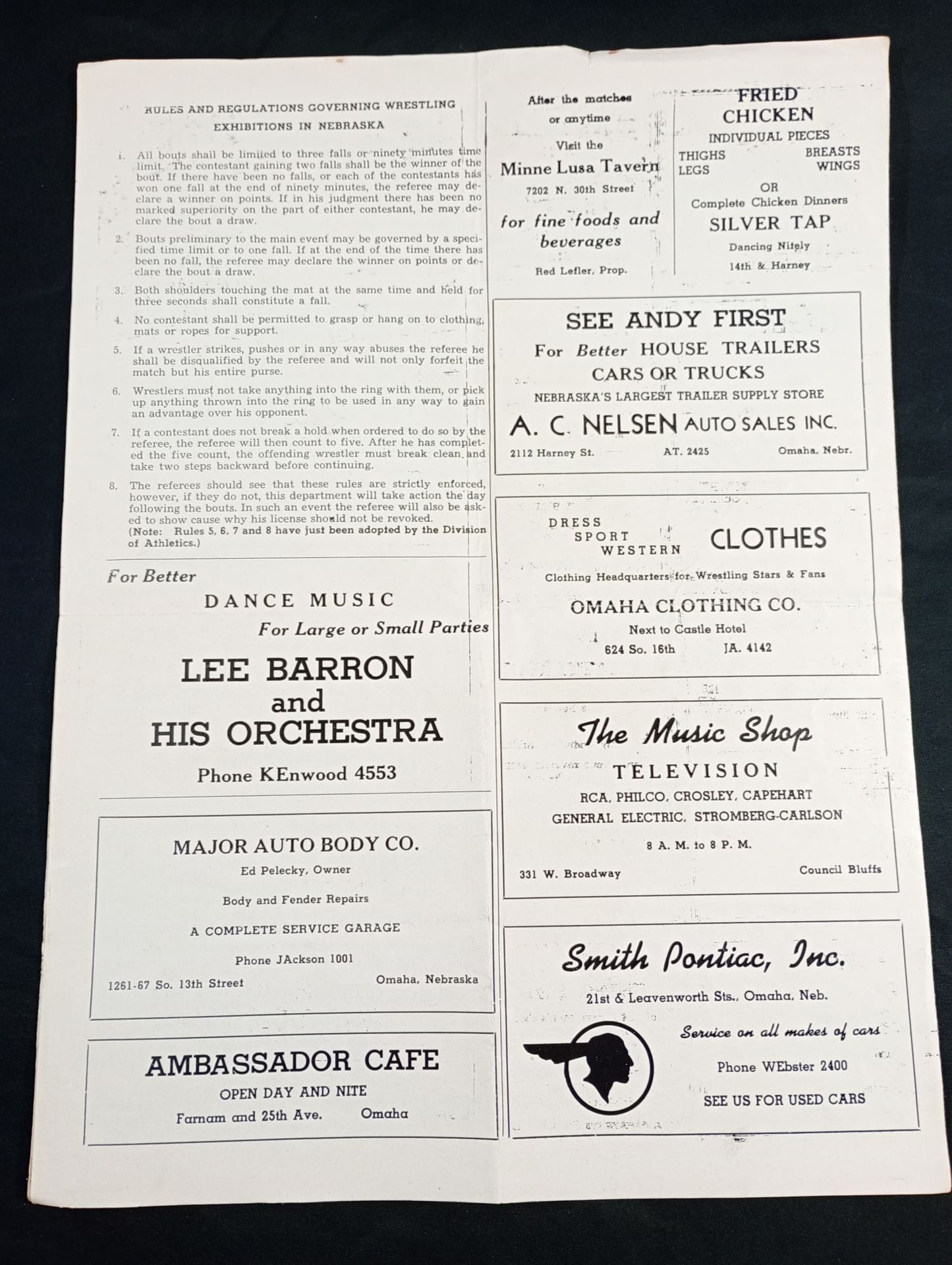 ★テーズvsシュミット NWA戦★ THE RING POST(1953.5.4)