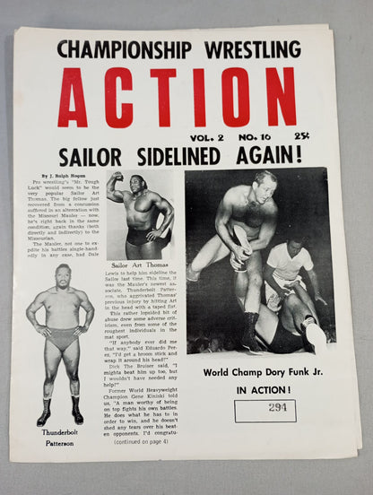 CHAMPIONSHIP WRESTLING ACTION Vol.2 No.16