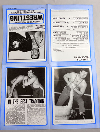 INTERNATIONAL PROFESSIONAL WRESTLING ISSUE No.6 / 1986