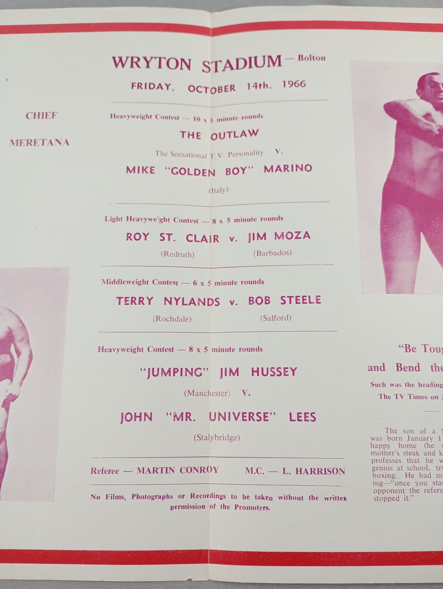 WRYTON PROMOTIONS LTD. (1966.10.14)