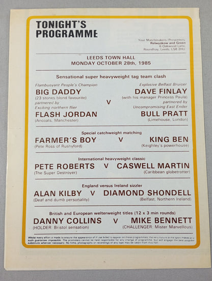 INTERNATIONAL PROFESSIONAL WRESTLING ISSUE No.18 / 1985