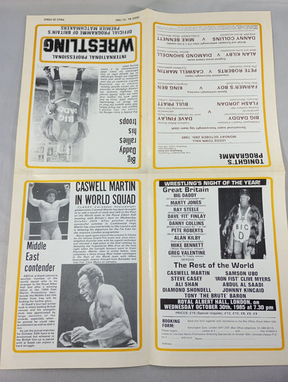 INTERNATIONAL PROFESSIONAL WRESTLING ISSUE No.18 / 1985