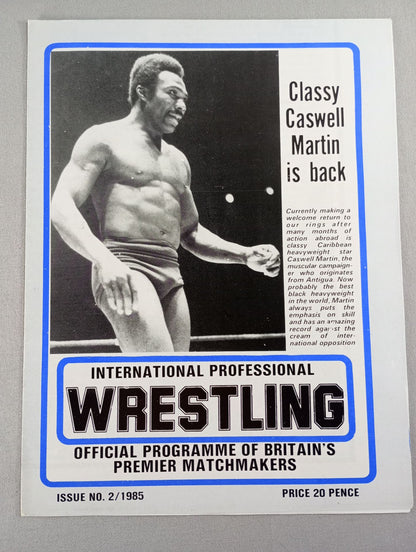 INTERNATIONAL PROFESSIONAL Wrestling  ISSUE No.2 / 1985