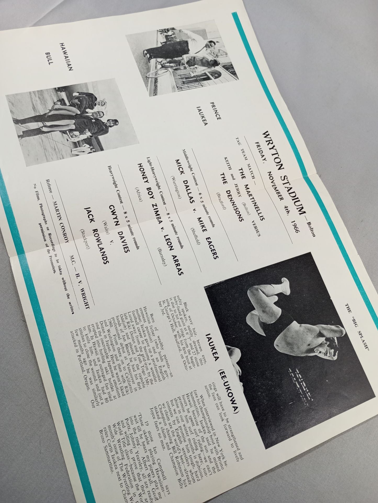 WRYTON PROMOTIONS LTD. (1966.11.4)