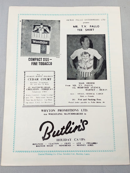 WRYTON PROMOTIONS LTD. (1966.11.4)