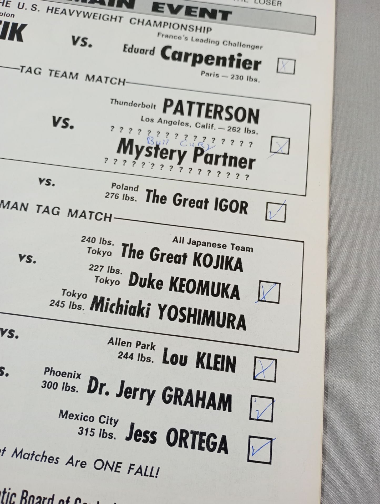 NWA BIG TIME WRESTLING / BODY PRESS(1969.2.15)