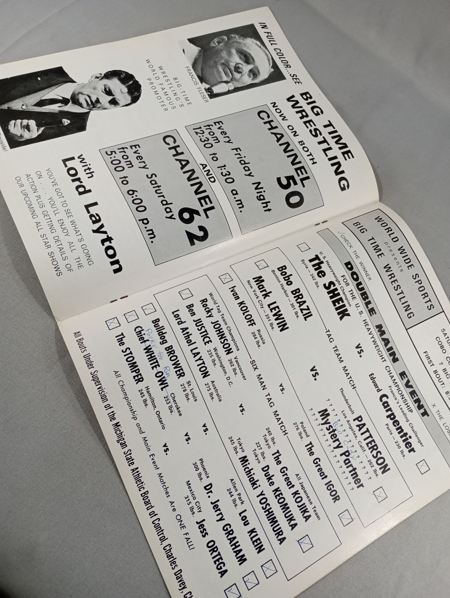 NWA BIG TIME WRESTLING / BODY PRESS(1969.2.15)