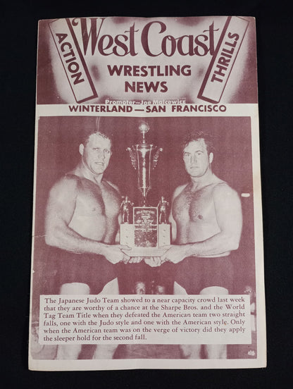 ★木村政彦＆山口利夫 参戦★ West Coast WRESTLING NEWS(1952.4.1)