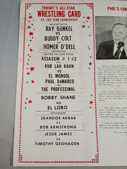 THE RINGSIDER / FRIDAY DECEMBER 4.1970