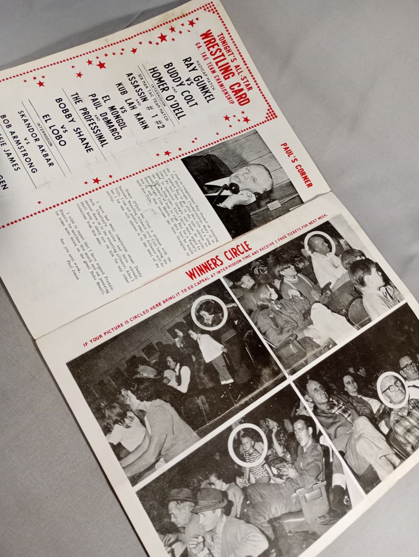 THE RINGSIDER / FRIDAY DECEMBER 4.1970