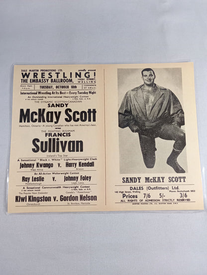 WRESTLING! THE EMBASSY BALLROOM，