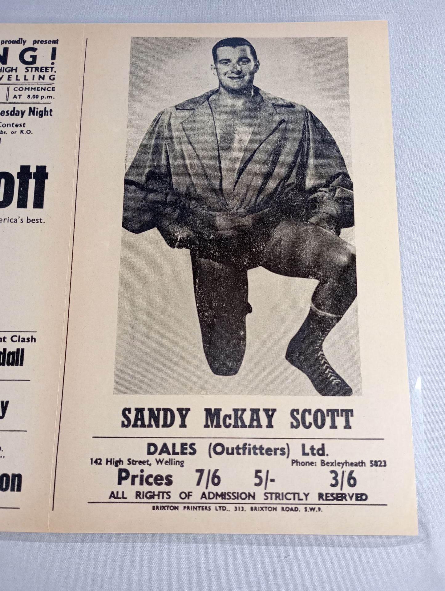 WRESTLING! THE EMBASSY BALLROOM，