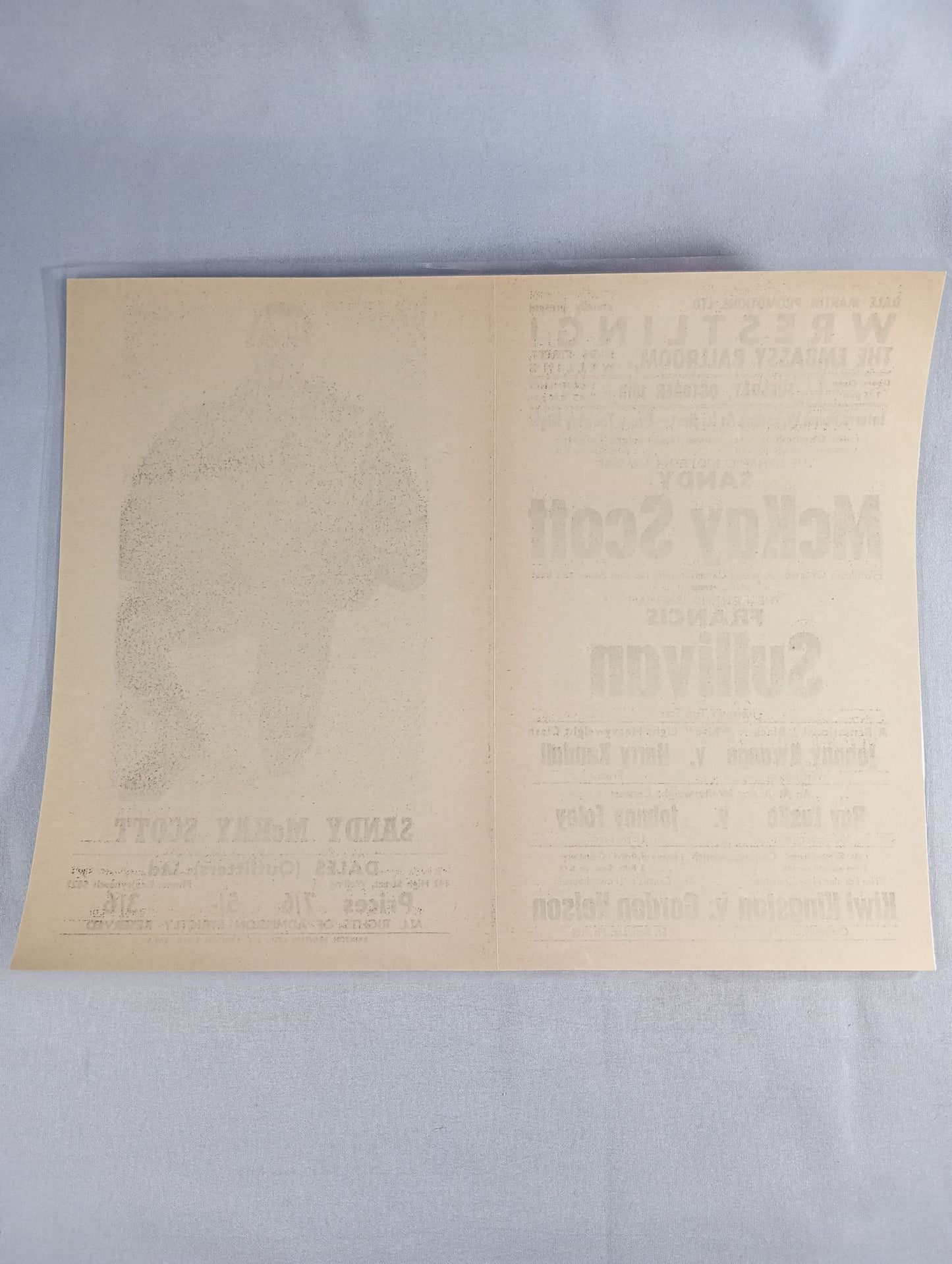 WRESTLING! THE EMBASSY BALLROOM，