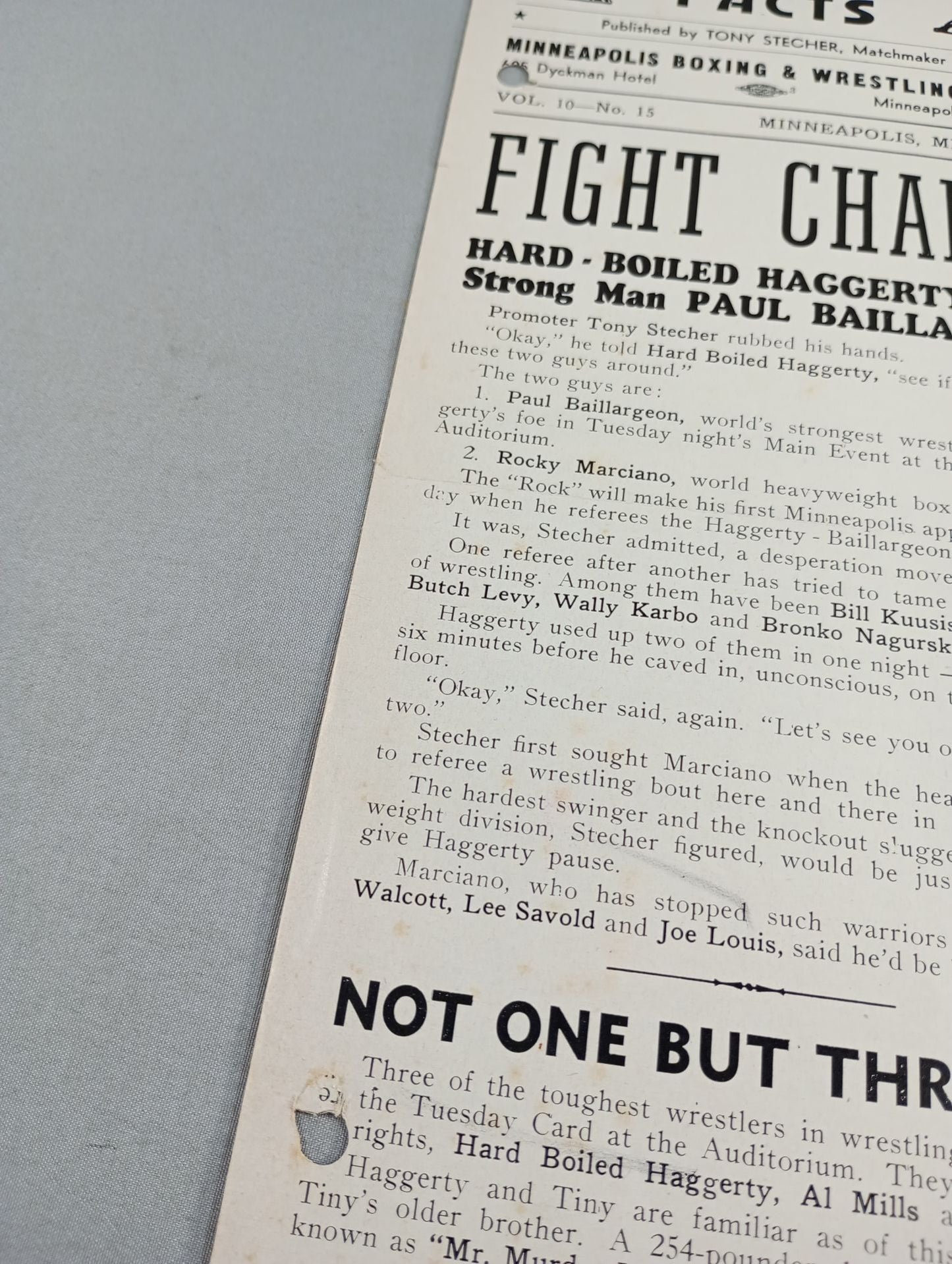 SPORTSNEWS FACTS Vol.10 No.15