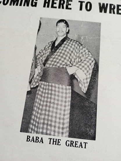 ★馬場表紙★ NWA BIG TIME WRESTLING / JACSONVILLE’S Vol.2 No.3