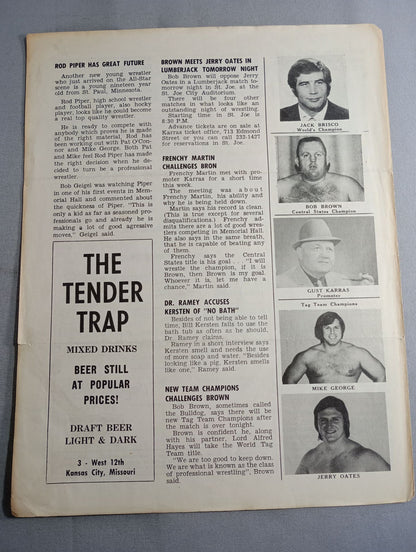 WRESTLING Vol.12 No.4 / HEART OF AMERICA SPORTSNEWS ATTRACTIONS INC.