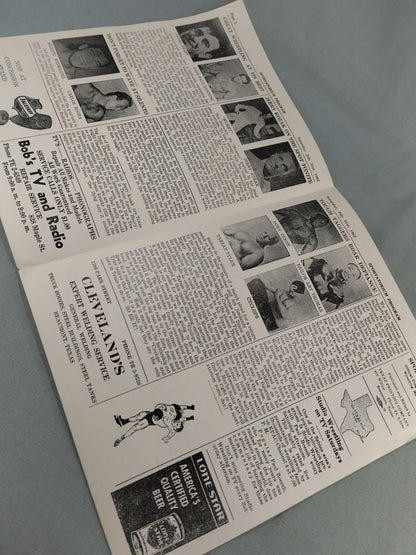 SPORTATORIUM Wrestling Program 1962 No.38