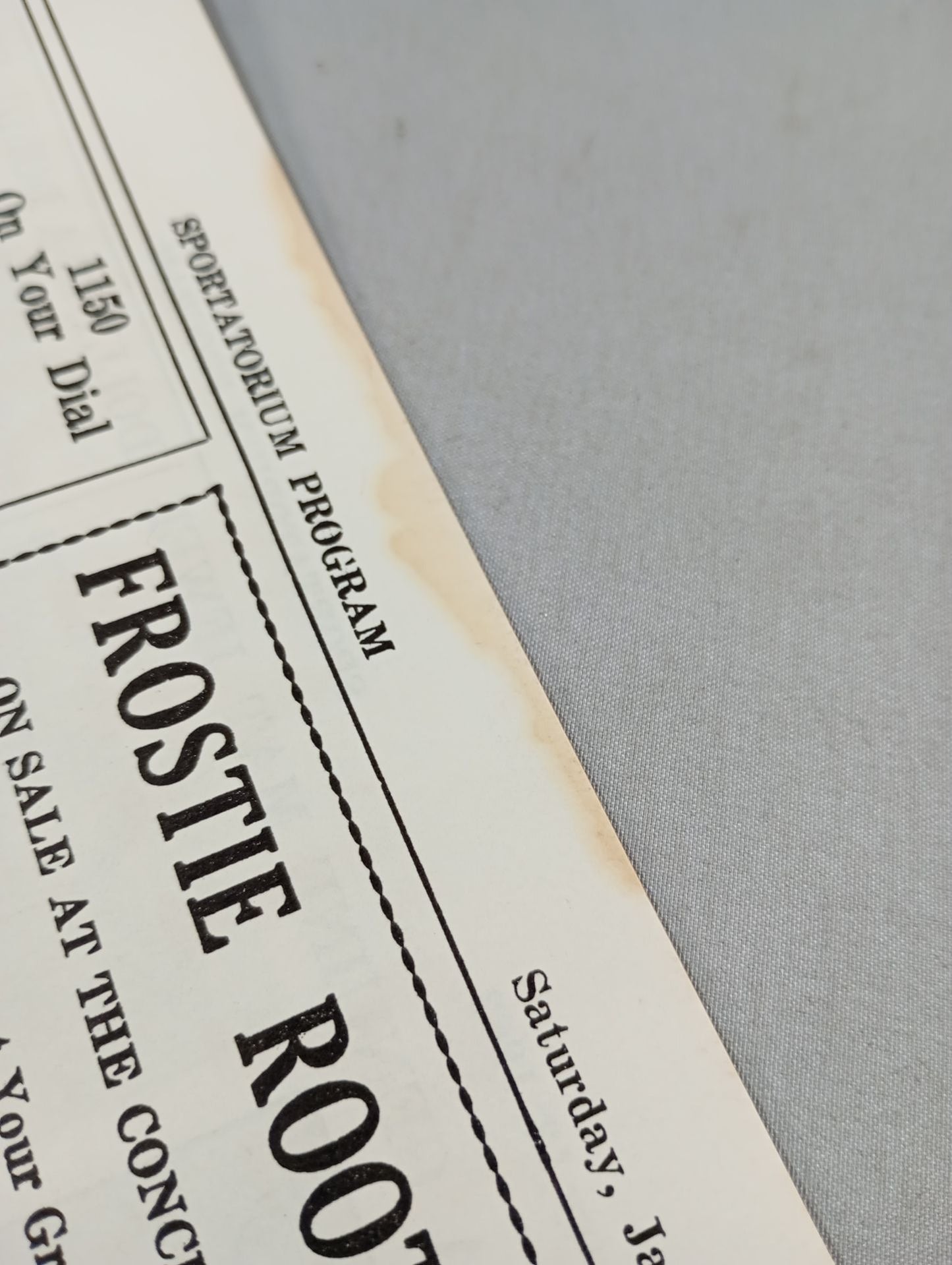 SPORTATORIUM Wrestling Program 1963 No.10