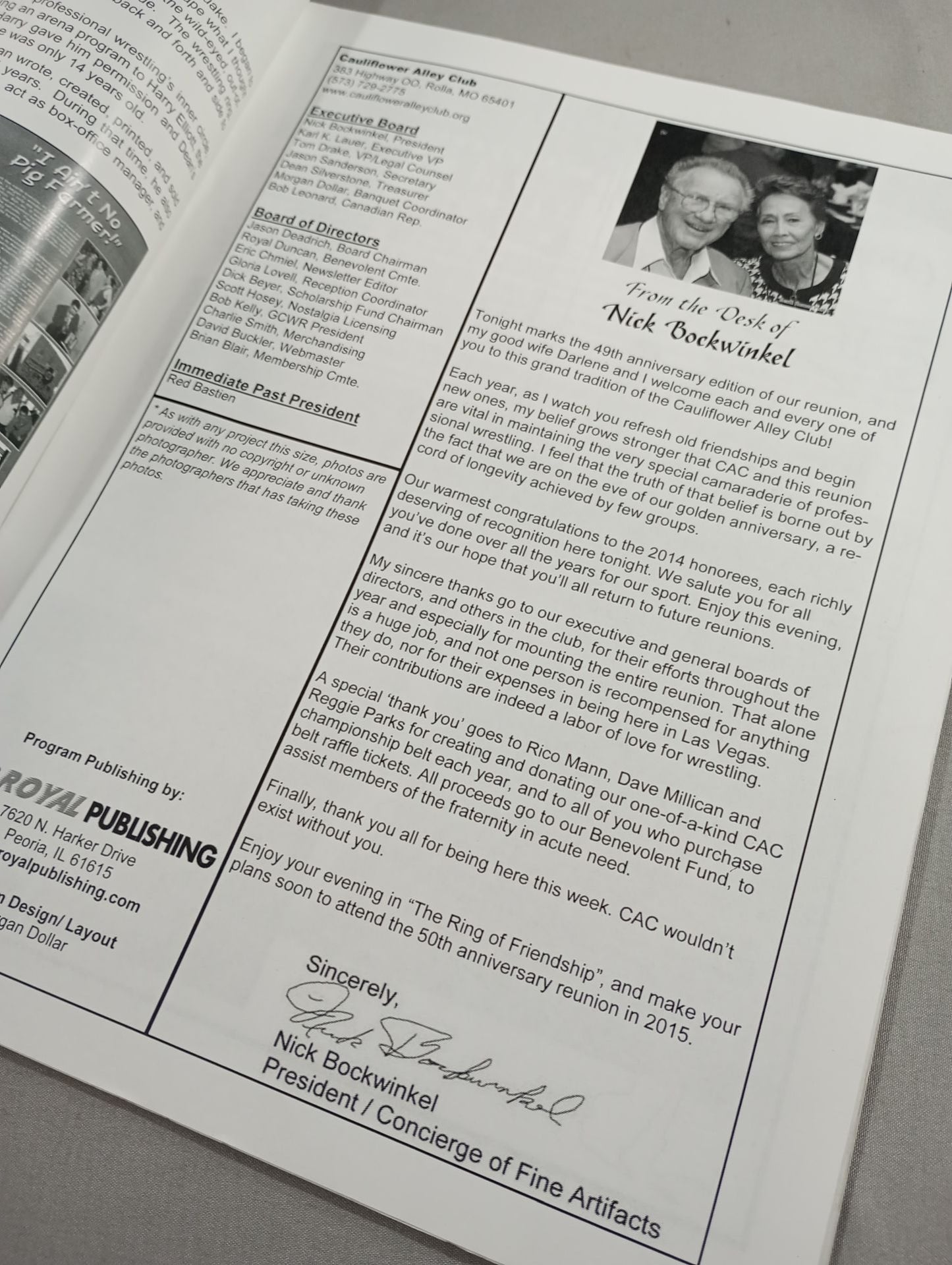 ★CAULIFLOWER ALLY CLUB★ Celebrating The Past