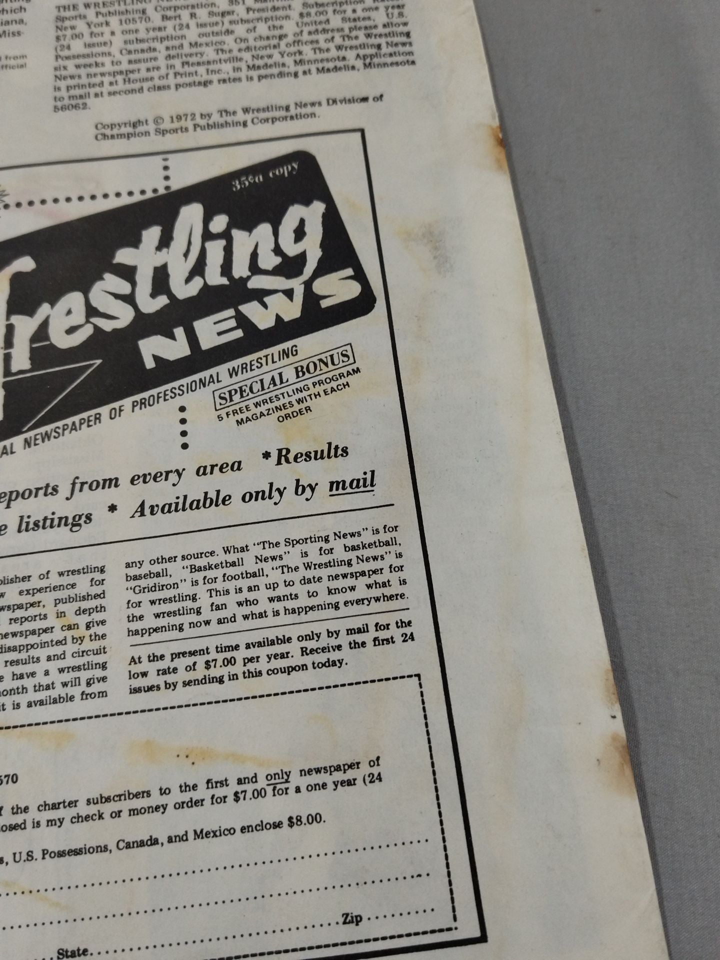 THE Wrestling NEWS NOMBER.7