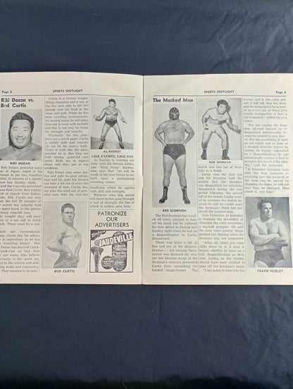 ★力道山 参戦★ SPORTS SPOTLIGHT(1952.3.30)