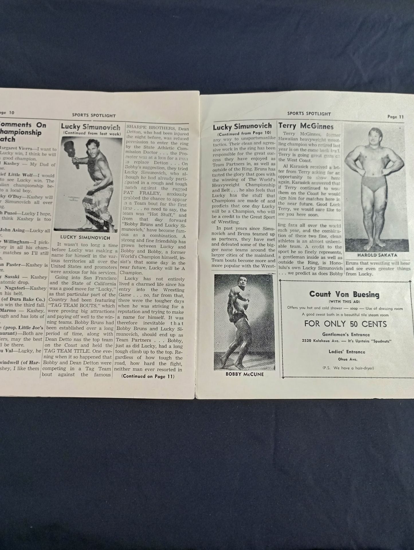 ★力道山 参戦★ SPORTS SPOTLIGHT(1952.3.30)