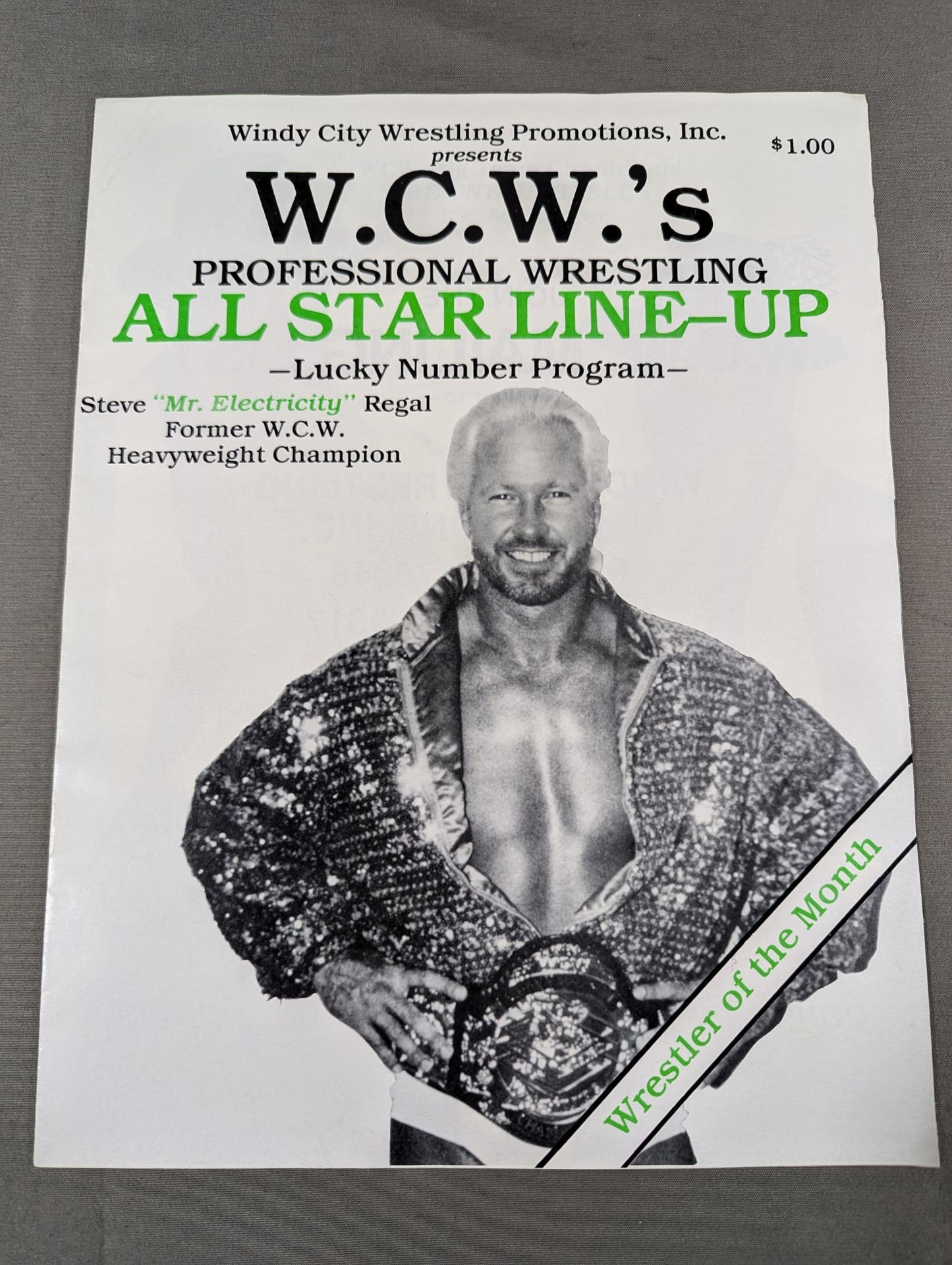 WCW(WCPW) / ALL STAR LINE-UP -Lucky Number Program-①