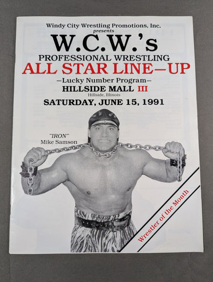 WCW(WCPW) / ALL STAR LINE-UP -Lucky Number Program- HILLSIDE MALL Ⅲ