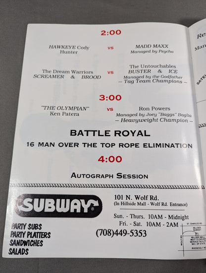 WCW(WCPW) / ALL STAR LINE-UP -Lucky Number Program- HILLSIDE MALL Ⅲ