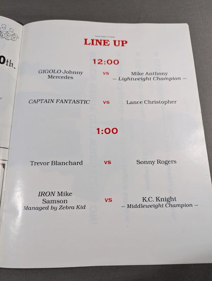 WCW(WCPW) / ALL STAR LINE-UP -Lucky Number Program- HILLSIDE MALL Ⅲ