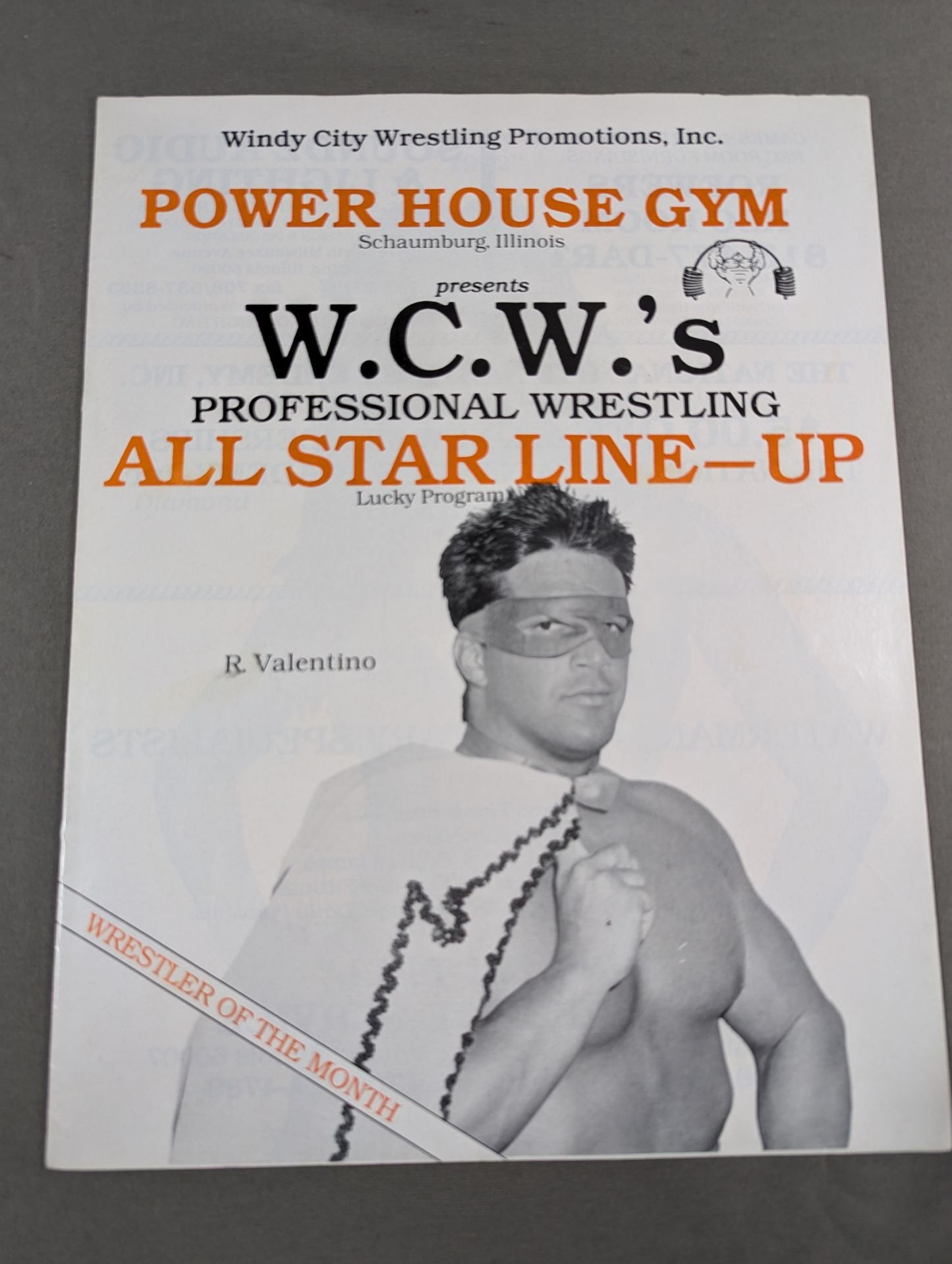 WCW(WCPW) / ALL STAR LINE-UP -Lucky Program- POWER HOUSE GYM Schaumburg. Illinois